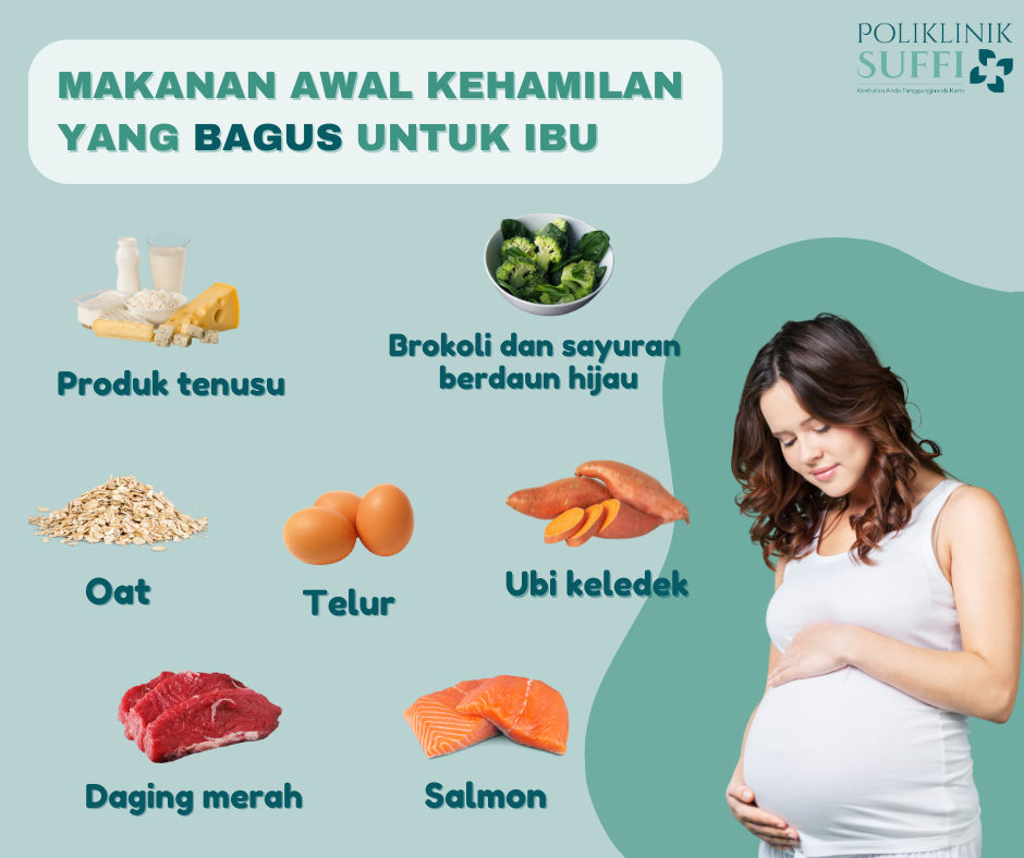 MAKANAN YANG BAGUS AWAL KEHAMILAN